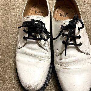 Doc marten white shoes